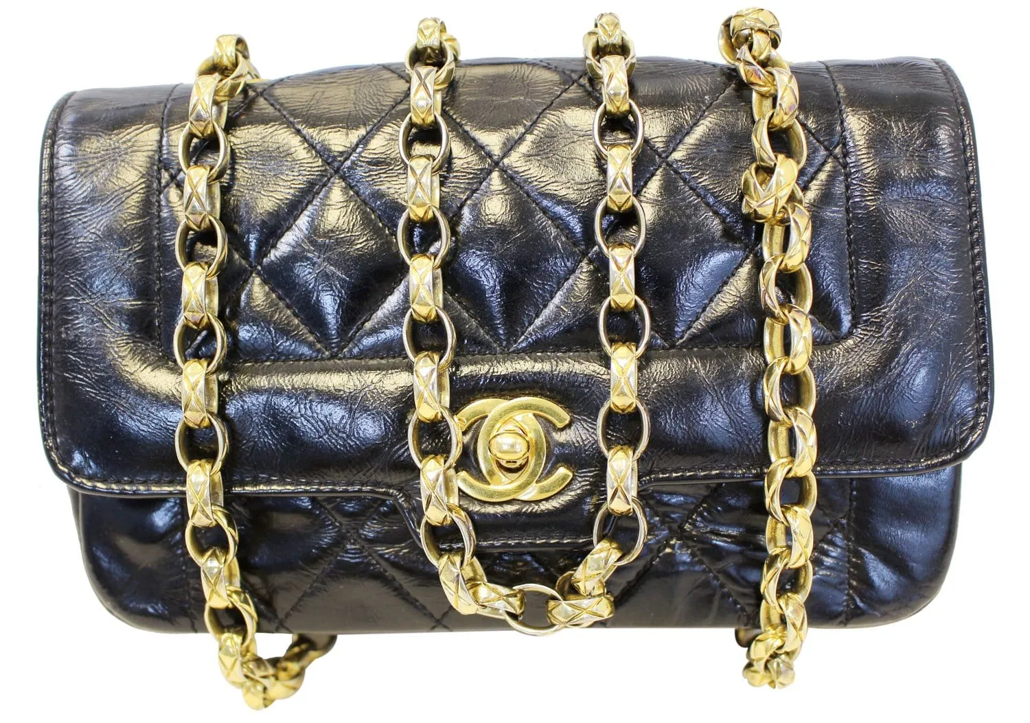 CHANEL Mini Diana Flap Crossbody Bag with Gold Hardware