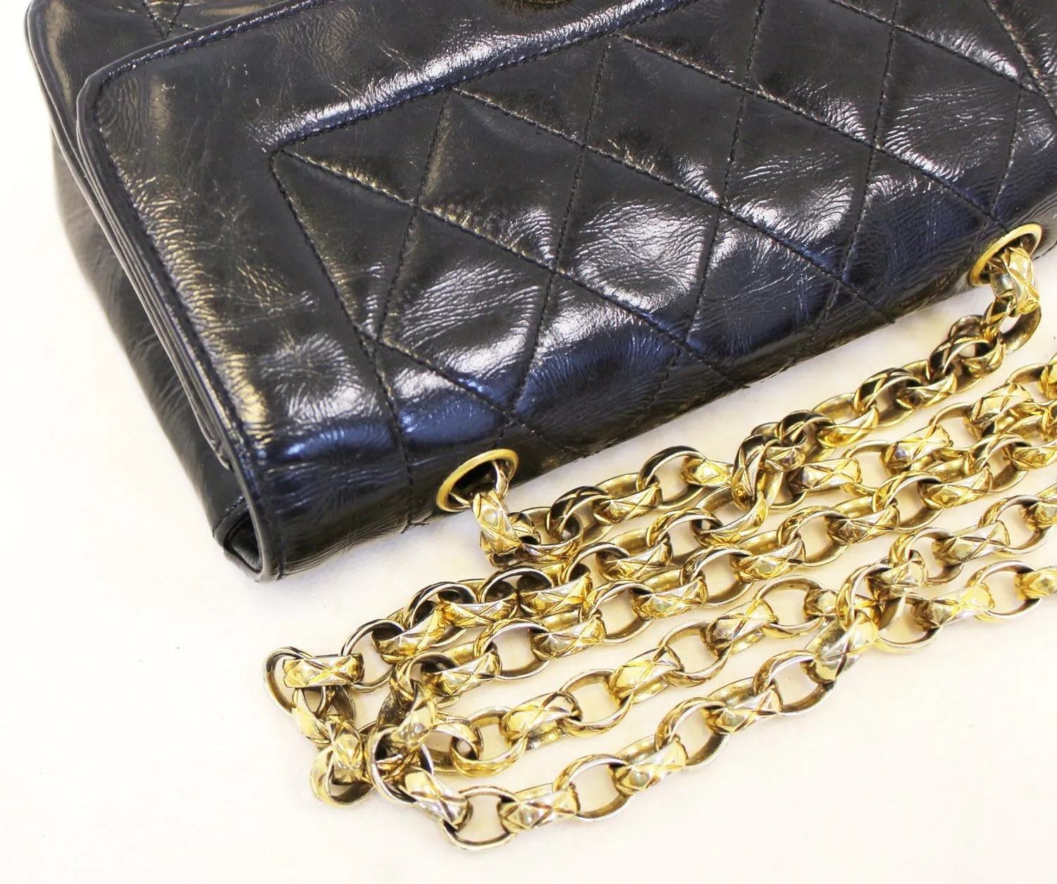 CHANEL Mini Diana Flap Crossbody Bag with Gold Hardware