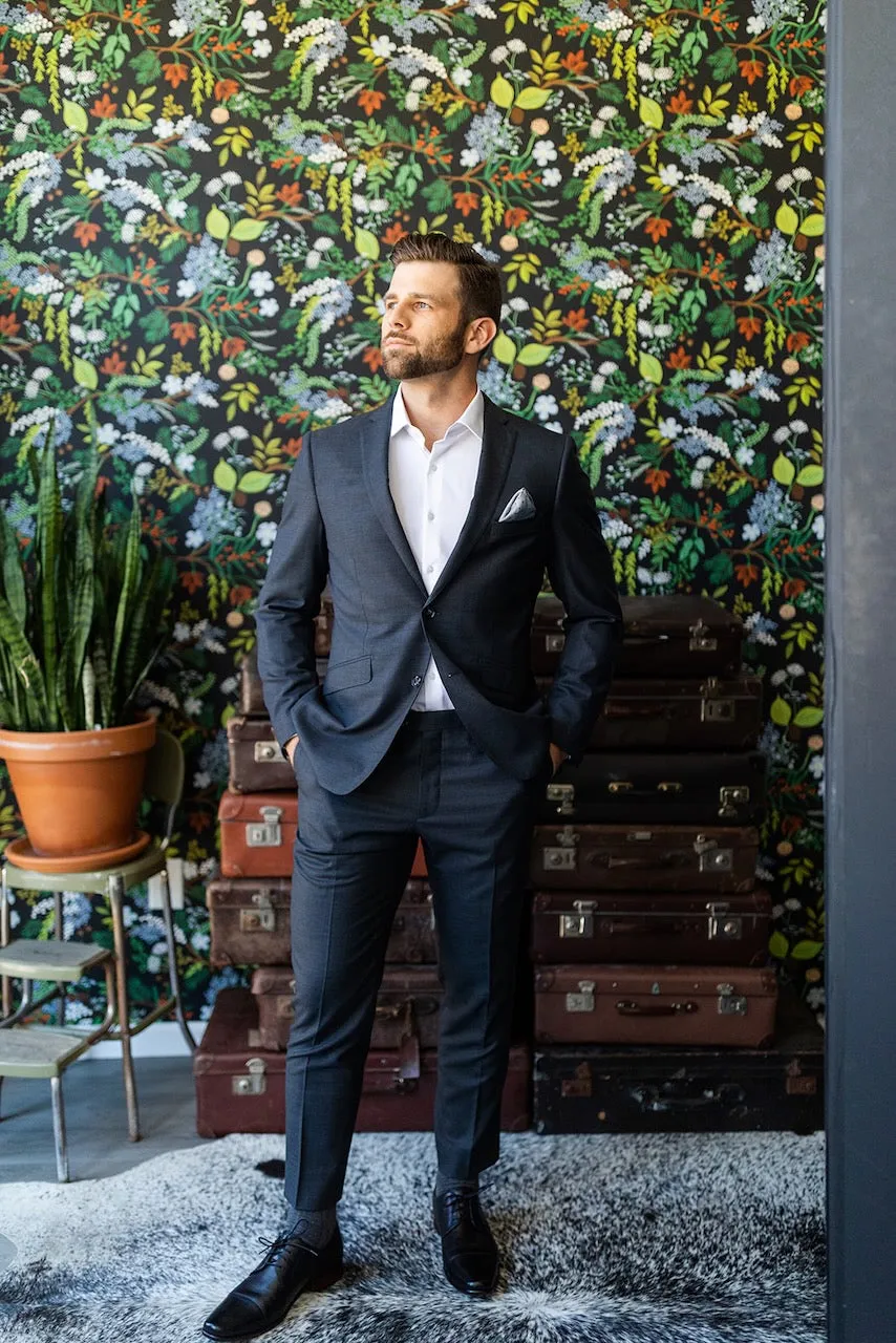 Charcoal Stretch Premium Suit