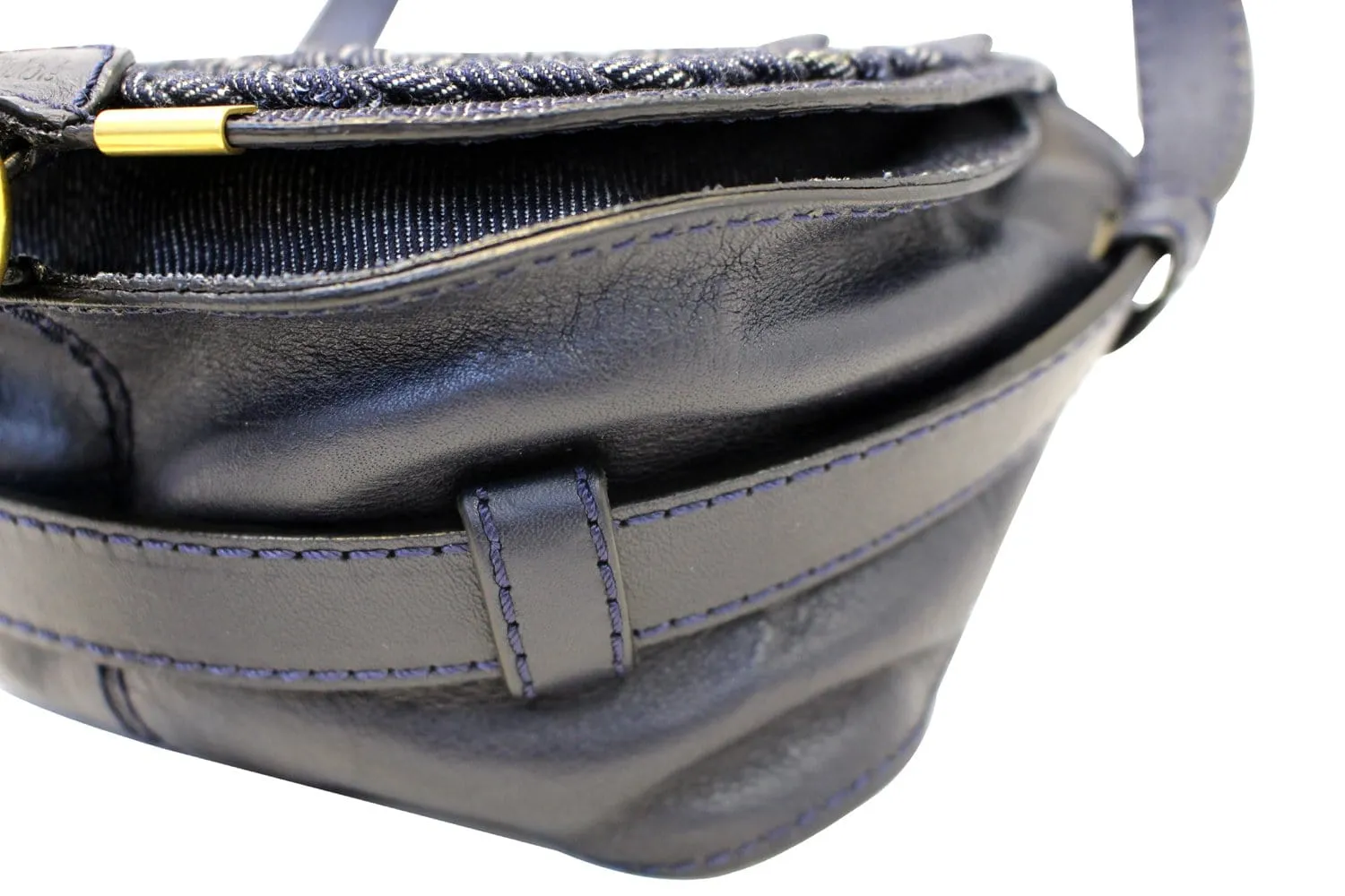 CHLOE Denim Marcie Mini Crossbody Bag