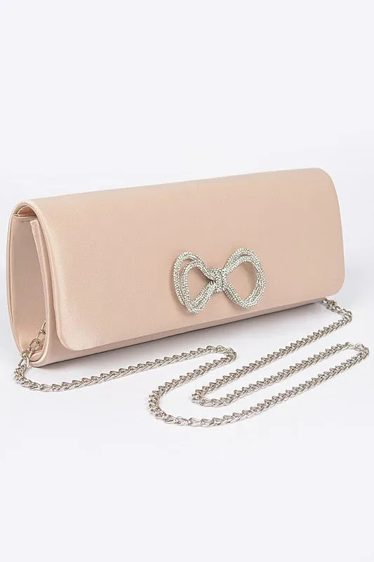 Chloe Satin Clutch Bag