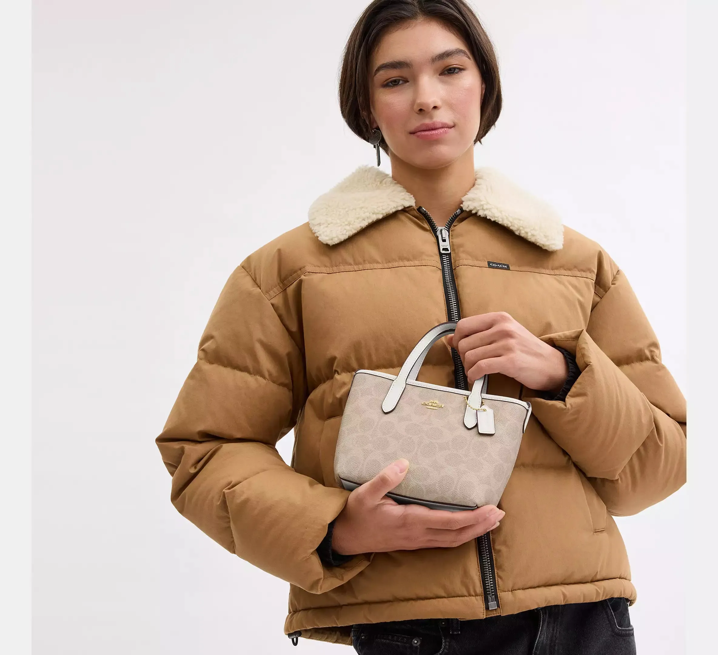 City Mini Tote Bag In Signature Canvas