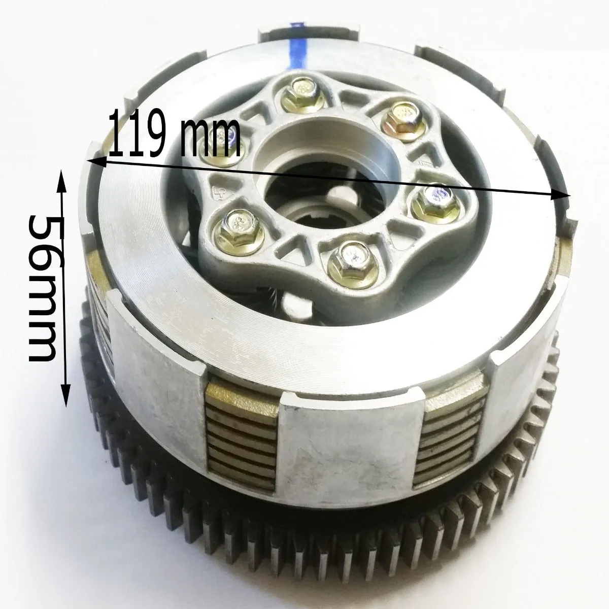 CL014 CLUTCH ASSEMBLY FOR BASHAN BS200S-3 QUAD ATV 200CC