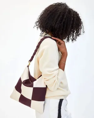 Clare V Foldover Patchwork Clutch w/Tabs