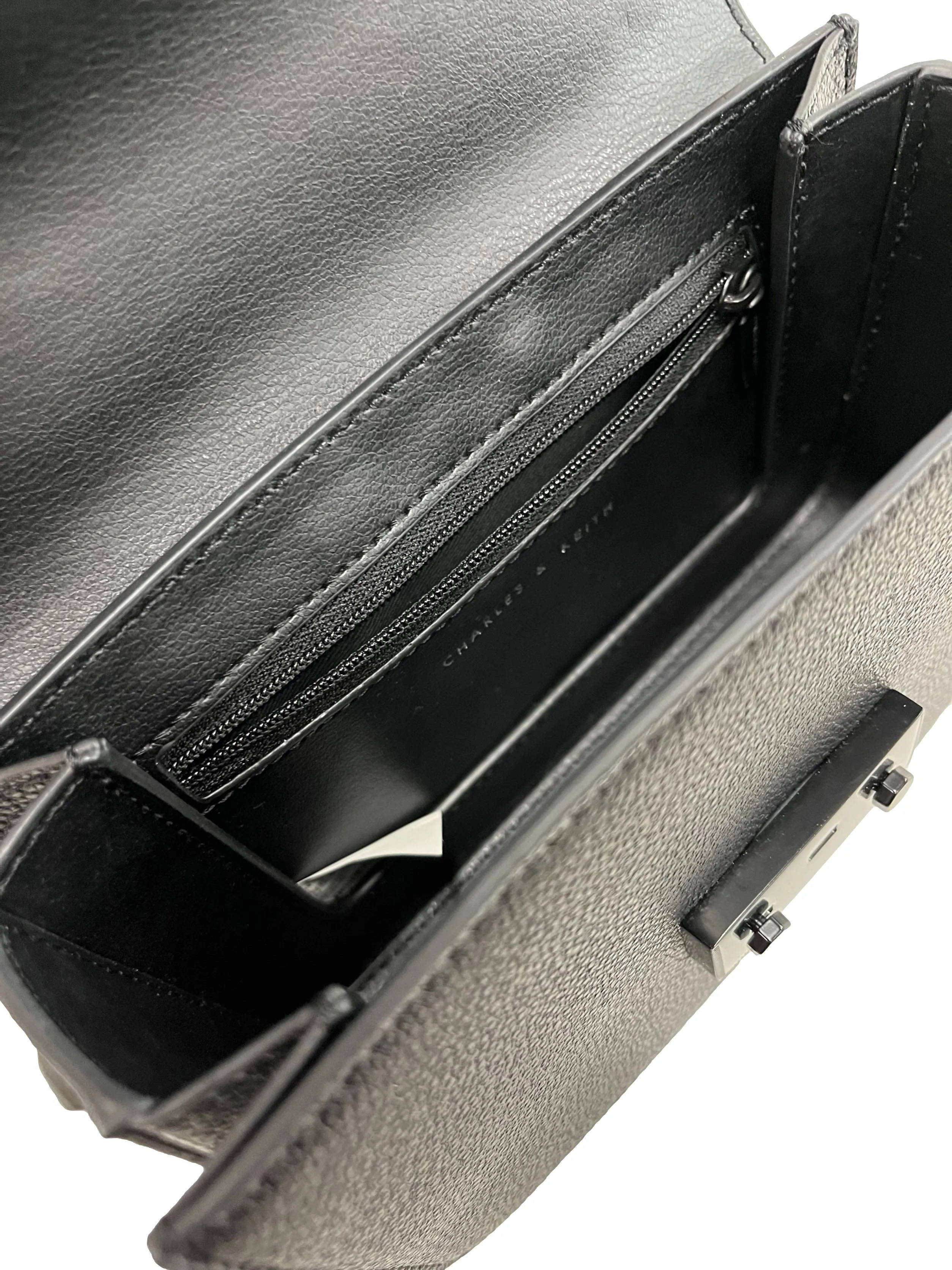 Classic Push-Lock Crossbody Bag
