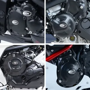 Clutch & Water Pump Covers Ducati R&G (KEC0092BK)