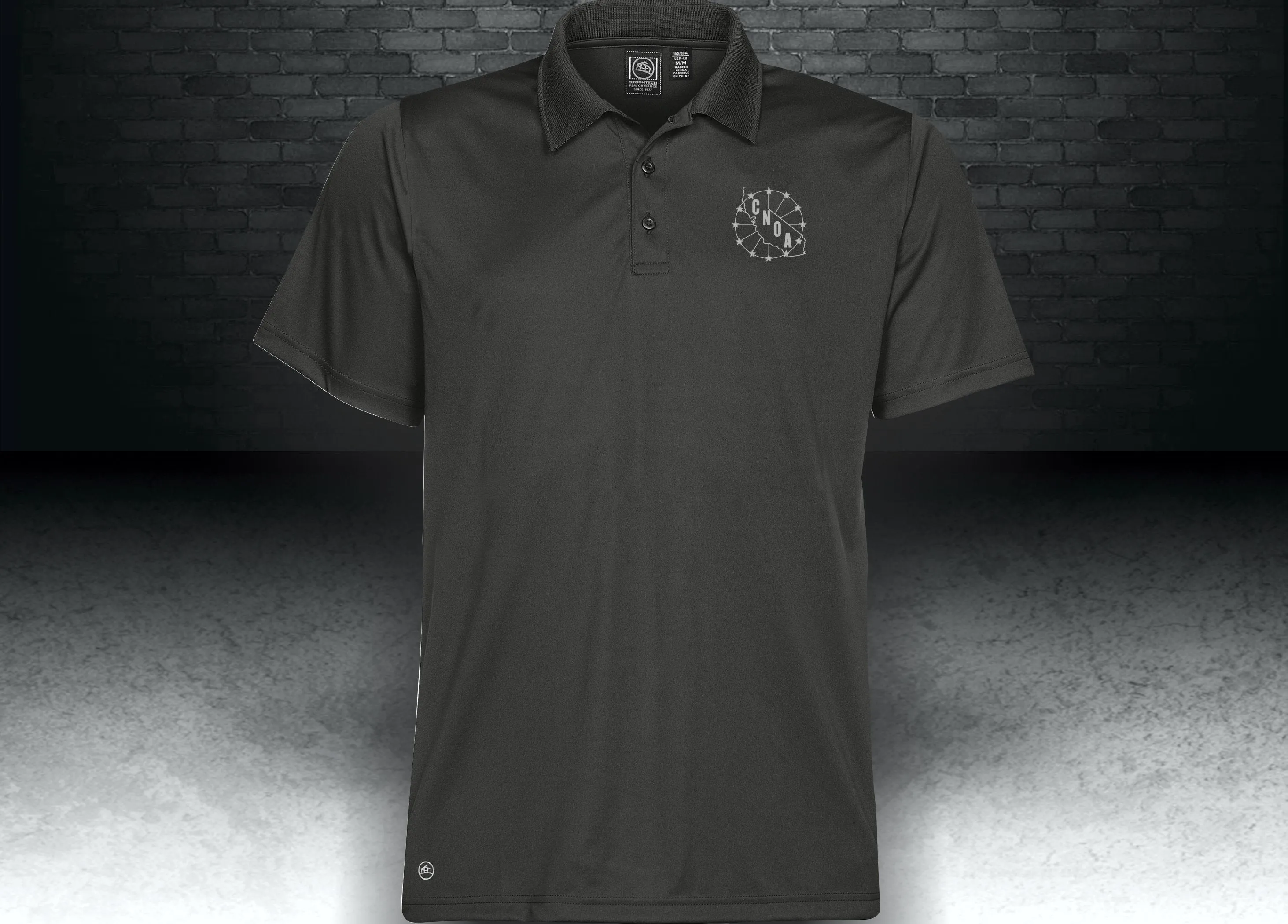 CNOA Core 365 Men's Origin Performance Piqué Polo - BLACK