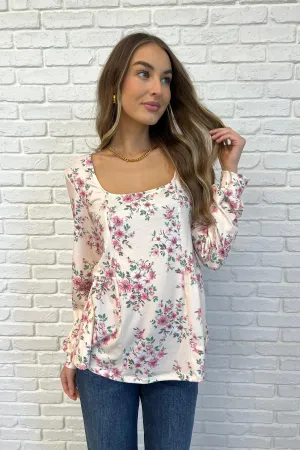 Cool to Be Kind Floral Blouse