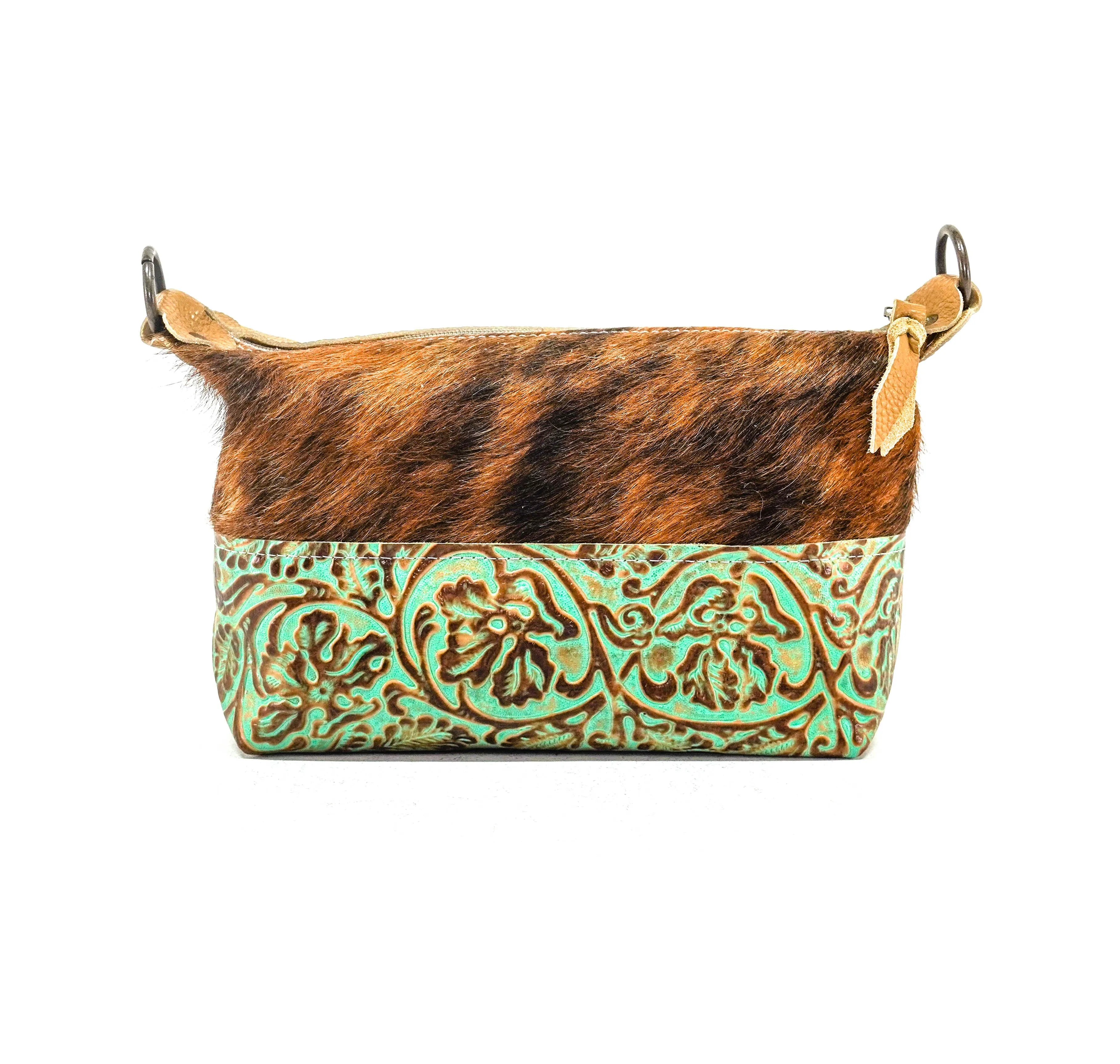 Cosmic Cowgirl - Red Brindle w/ Turquoise tool