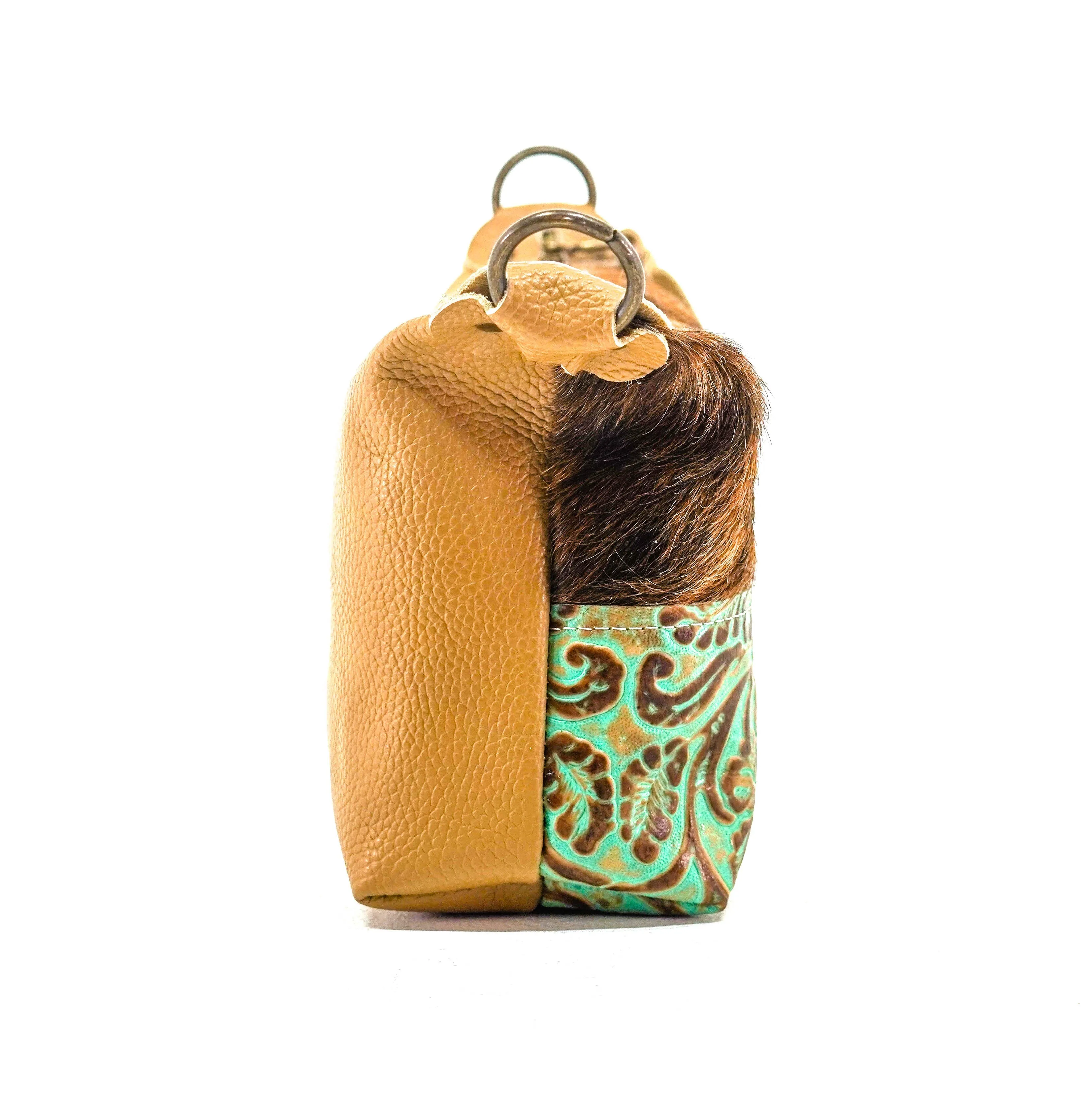 Cosmic Cowgirl - Red Brindle w/ Turquoise tool