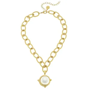 Cotton Pearl Necklace