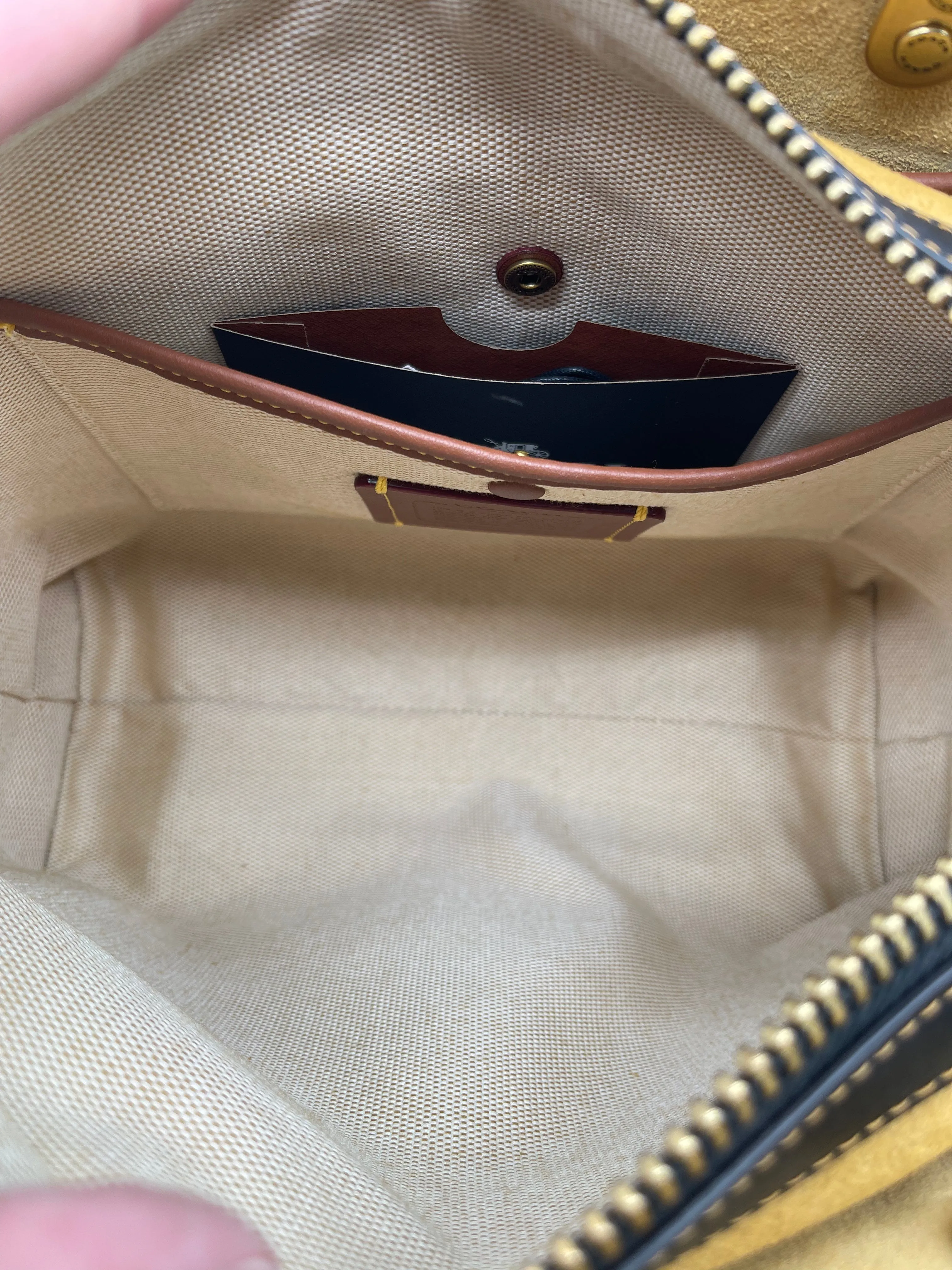 Crossbody Designer By Coach, Size: Medium