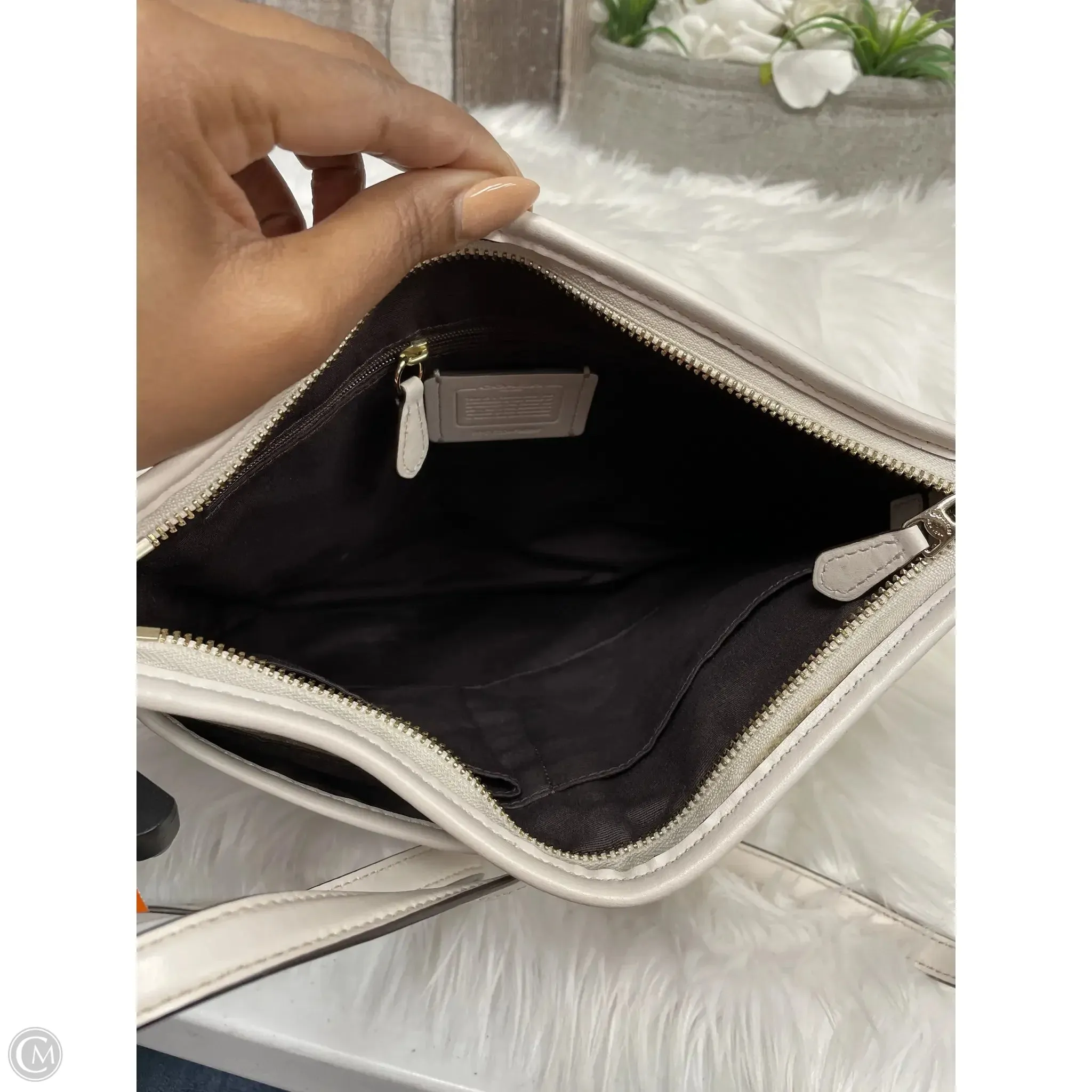 Crossbody Designer By Coach, Size: Medium