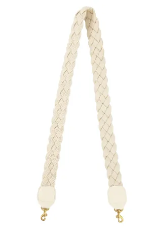 Crossbody Strap in Cream Braided Rope