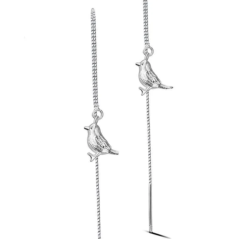 Cute Bird Drop Earrings