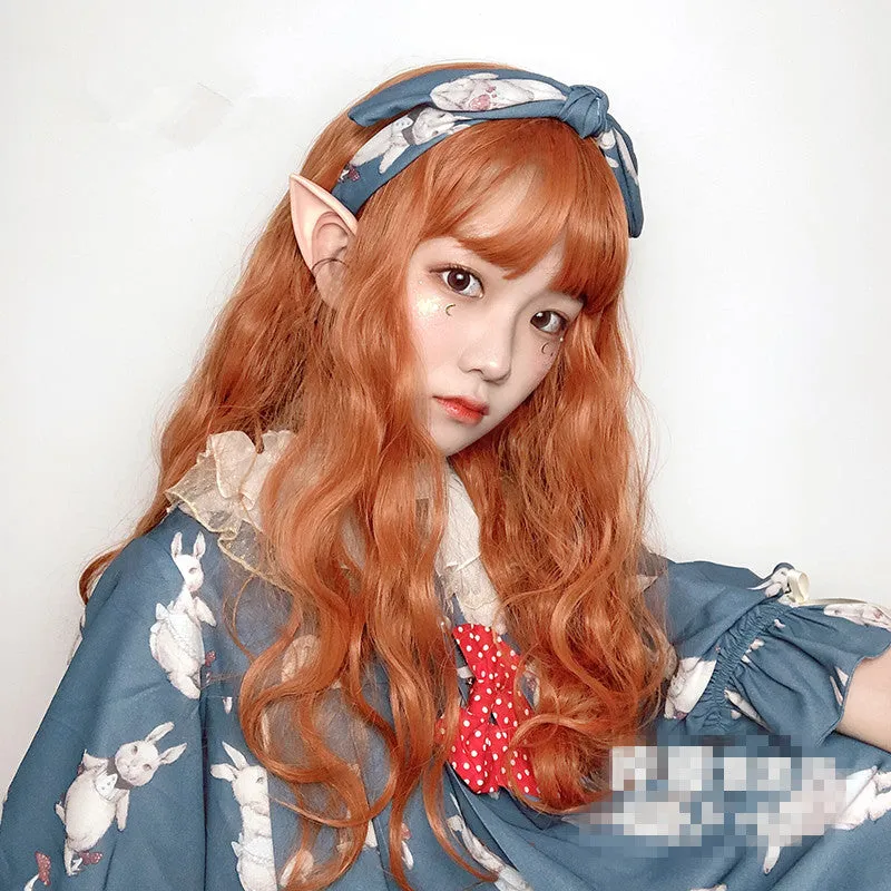 Cute blonde wig KF7611