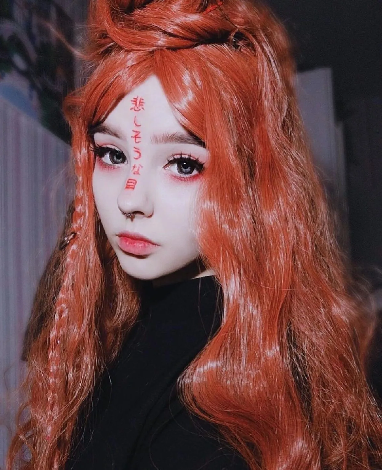 Cute blonde wig KF7611