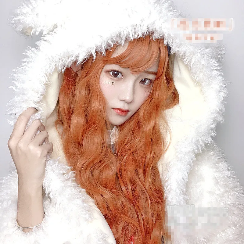 Cute blonde wig KF7611