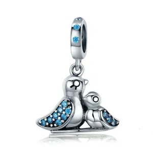Cute Blue Bird Charm