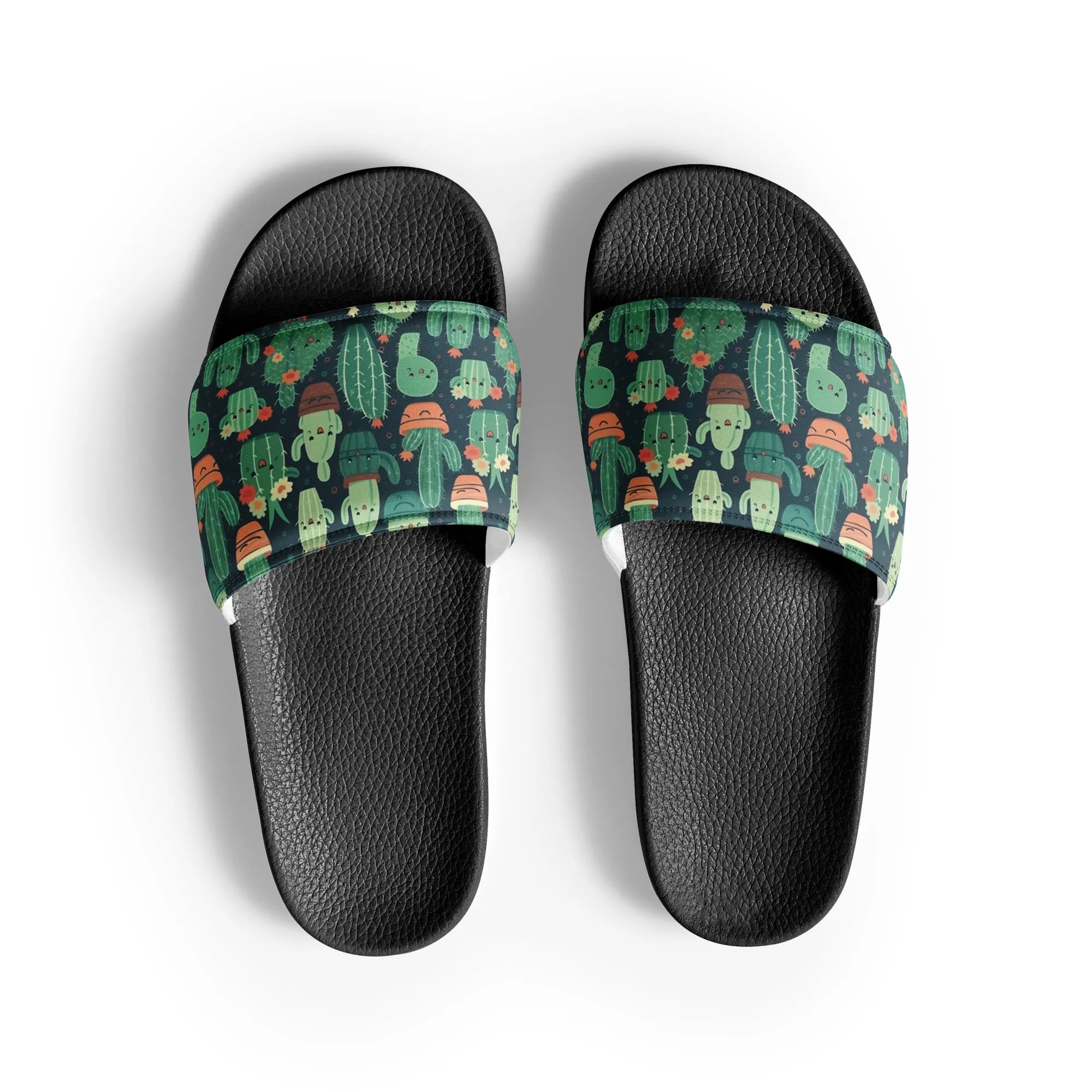 Cute Cactus Cartoon Digital Art SETC001 (Tileable)