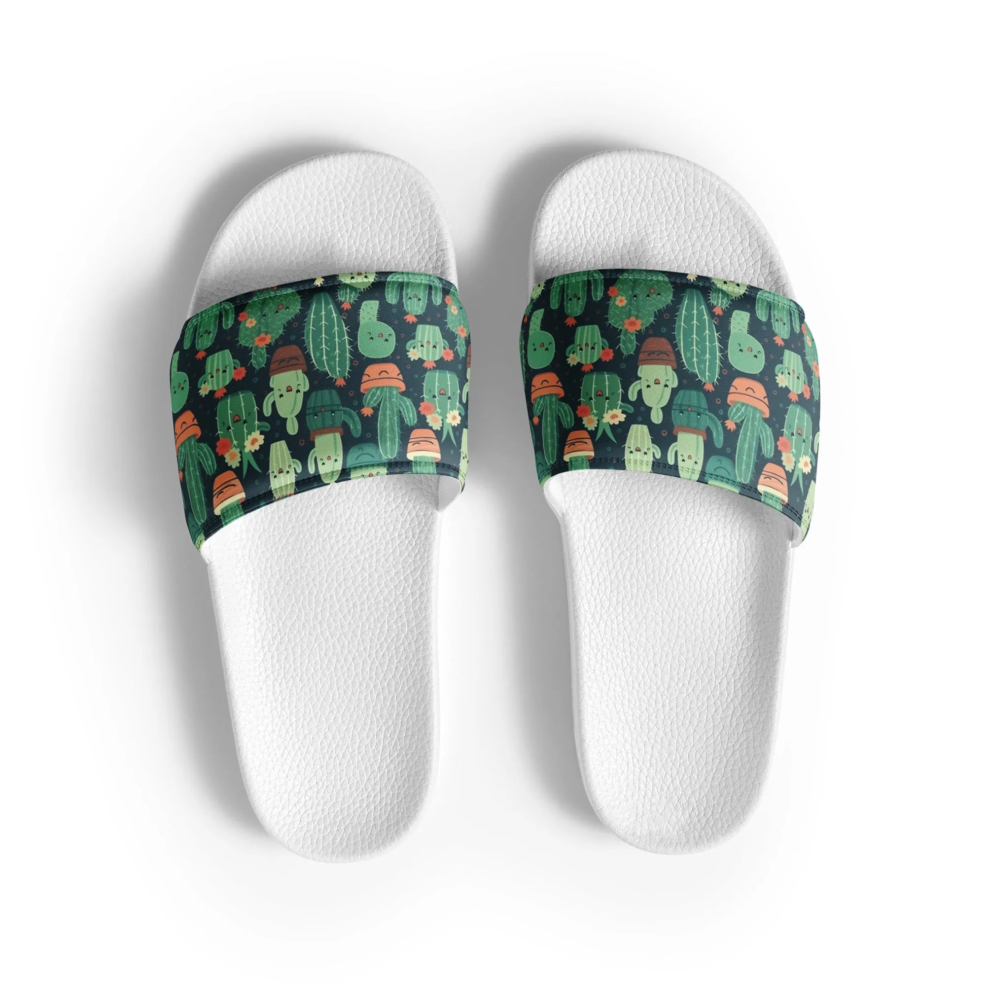 Cute Cactus Cartoon Digital Art SETC001 (Tileable)