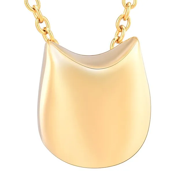 Cute Cat Cremation Necklace