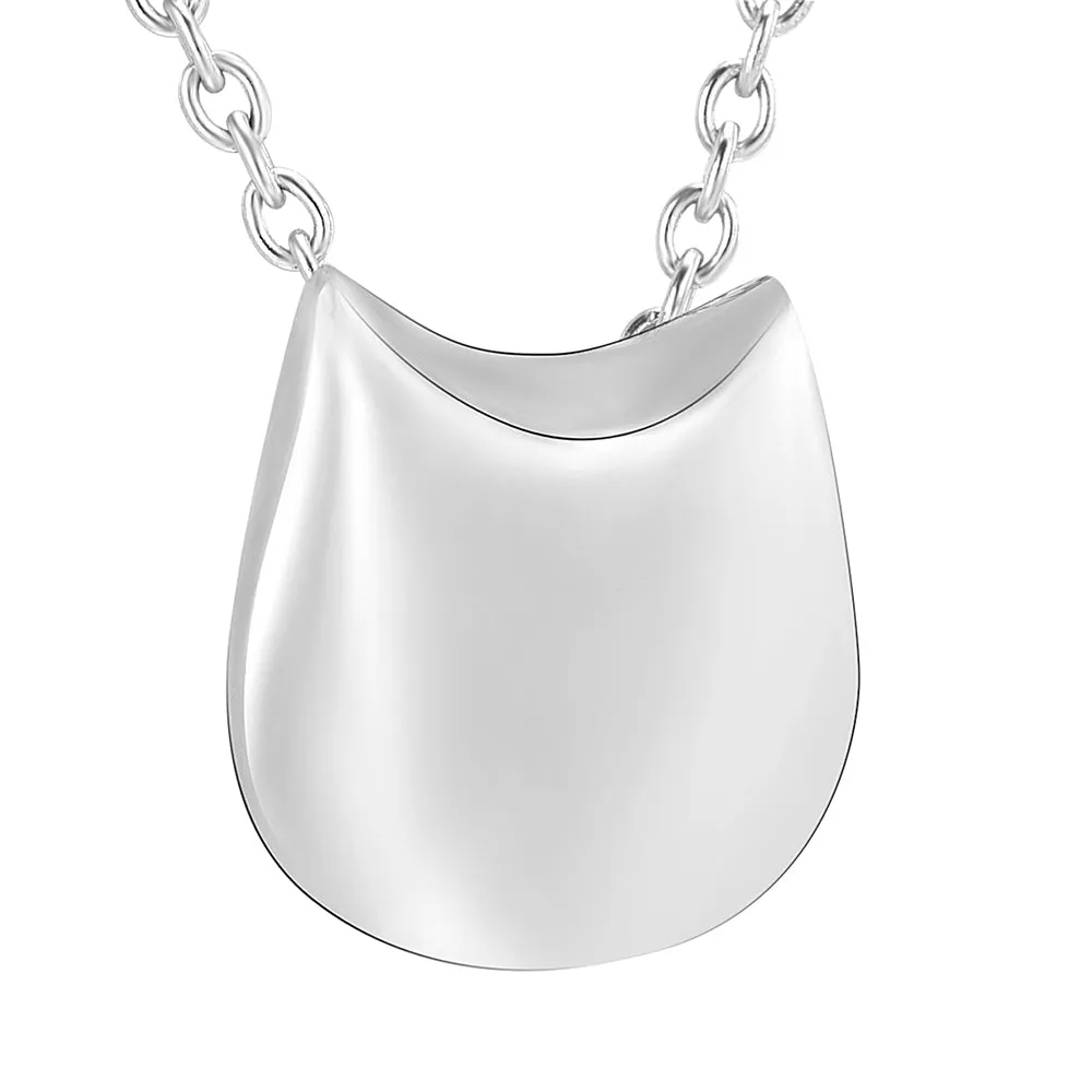 Cute Cat Cremation Necklace