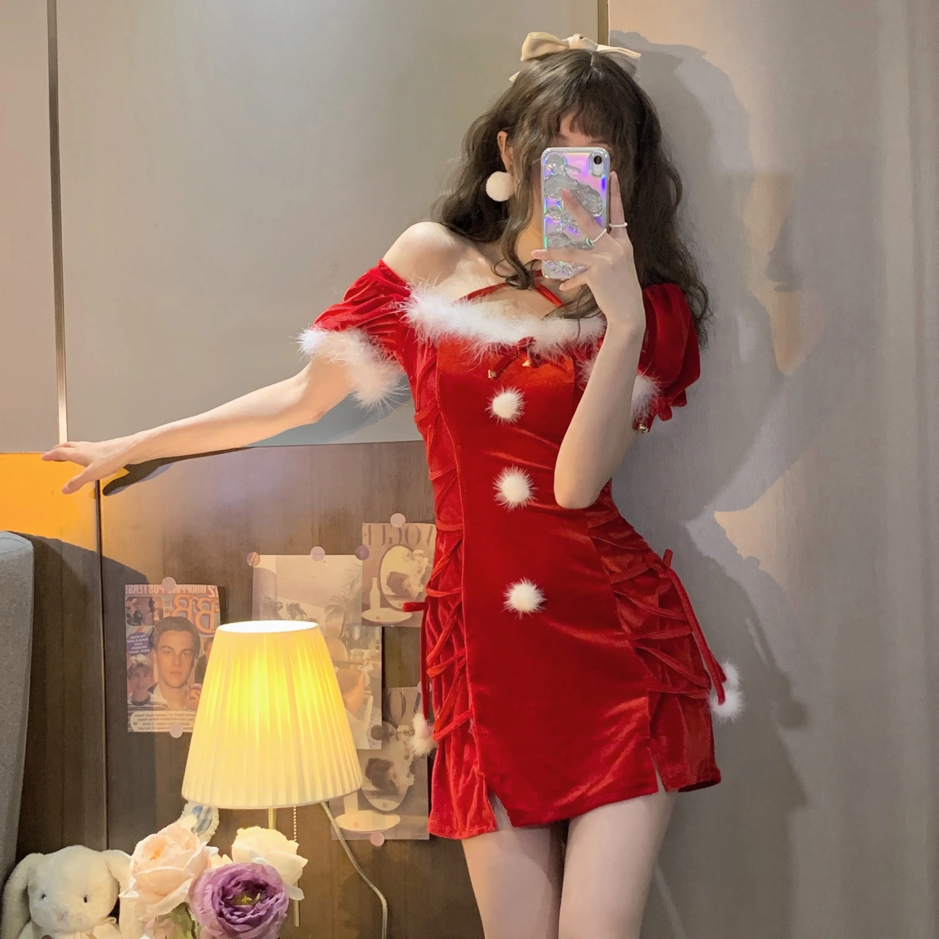 Cute Christmas dress   KF705738