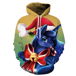 Cute Christmas Pegasus Hoodie
