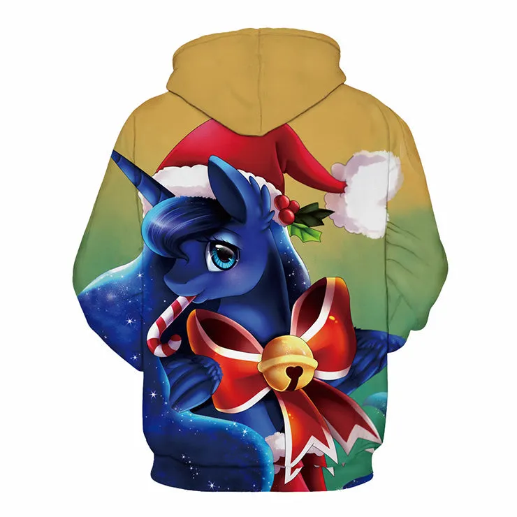 Cute Christmas Pegasus Hoodie