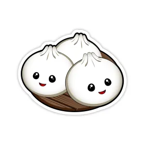 Cute Dumpling Trio Sticker