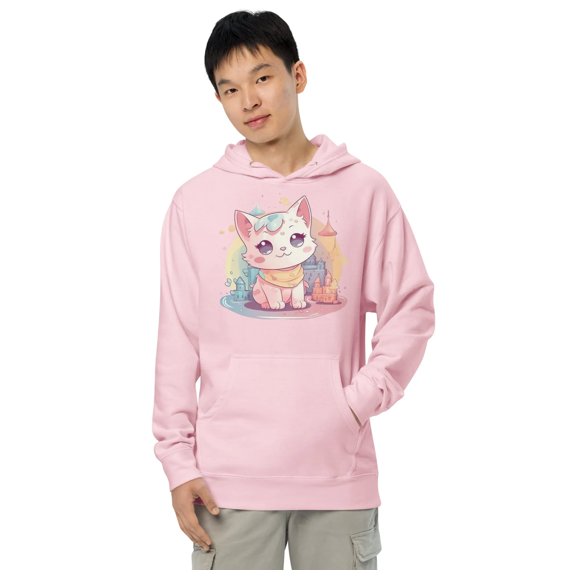 Cute Kitty Unisex Midweight Hoodie CK0005