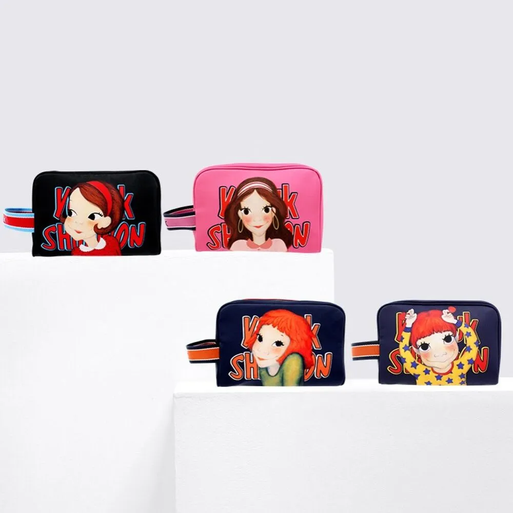 Cute Ria Black Pouch