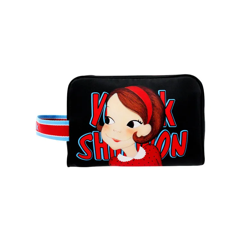 Cute Ria Black Pouch