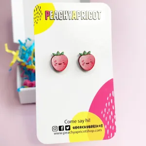 Cute Strawberry Stud Earrings