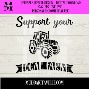 D0025 Local Farm Tote ... Digital Download