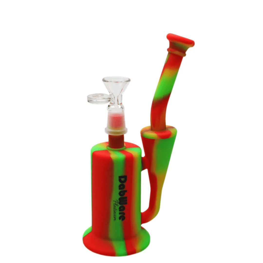 Dabware Platinum Silicone Recycler Bong 8"