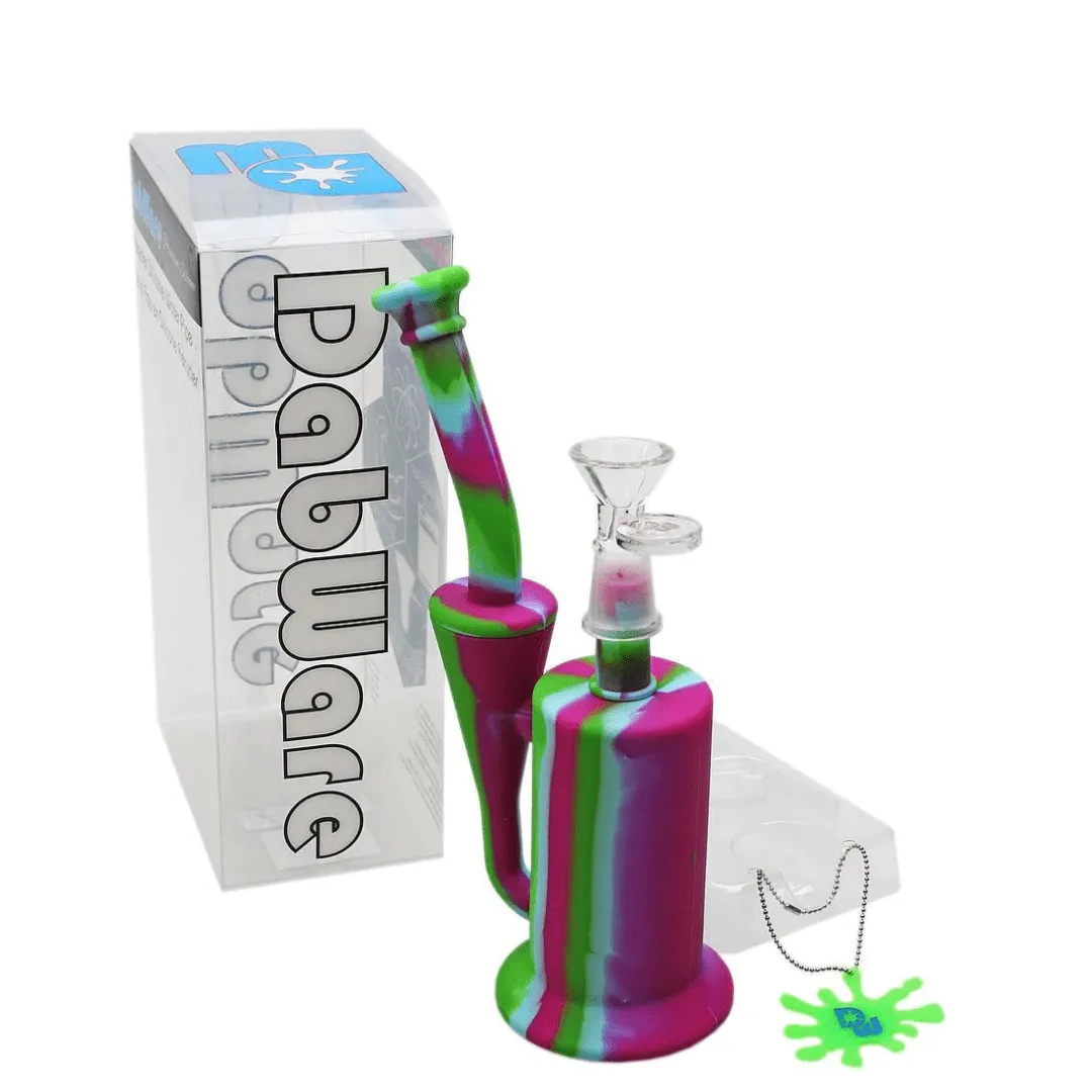 Dabware Platinum Silicone Recycler Bong 8"