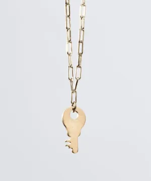 Dainty Charlotte Key Brooklyn Chain Necklace
