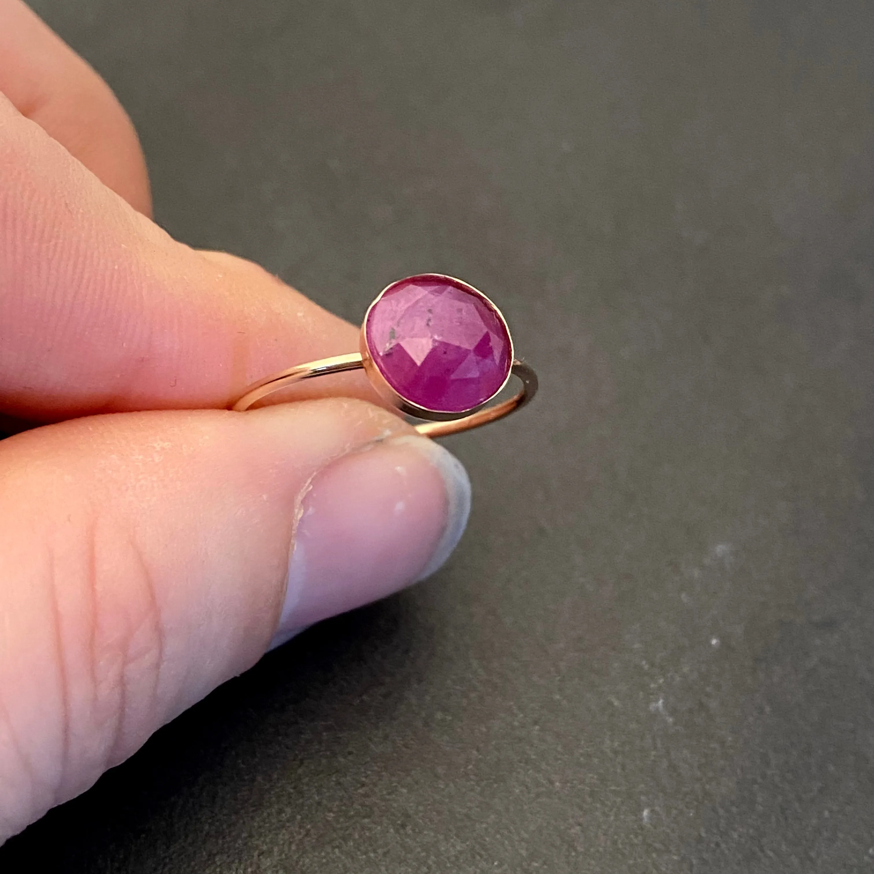 Dainty Modish Rosecut Ring