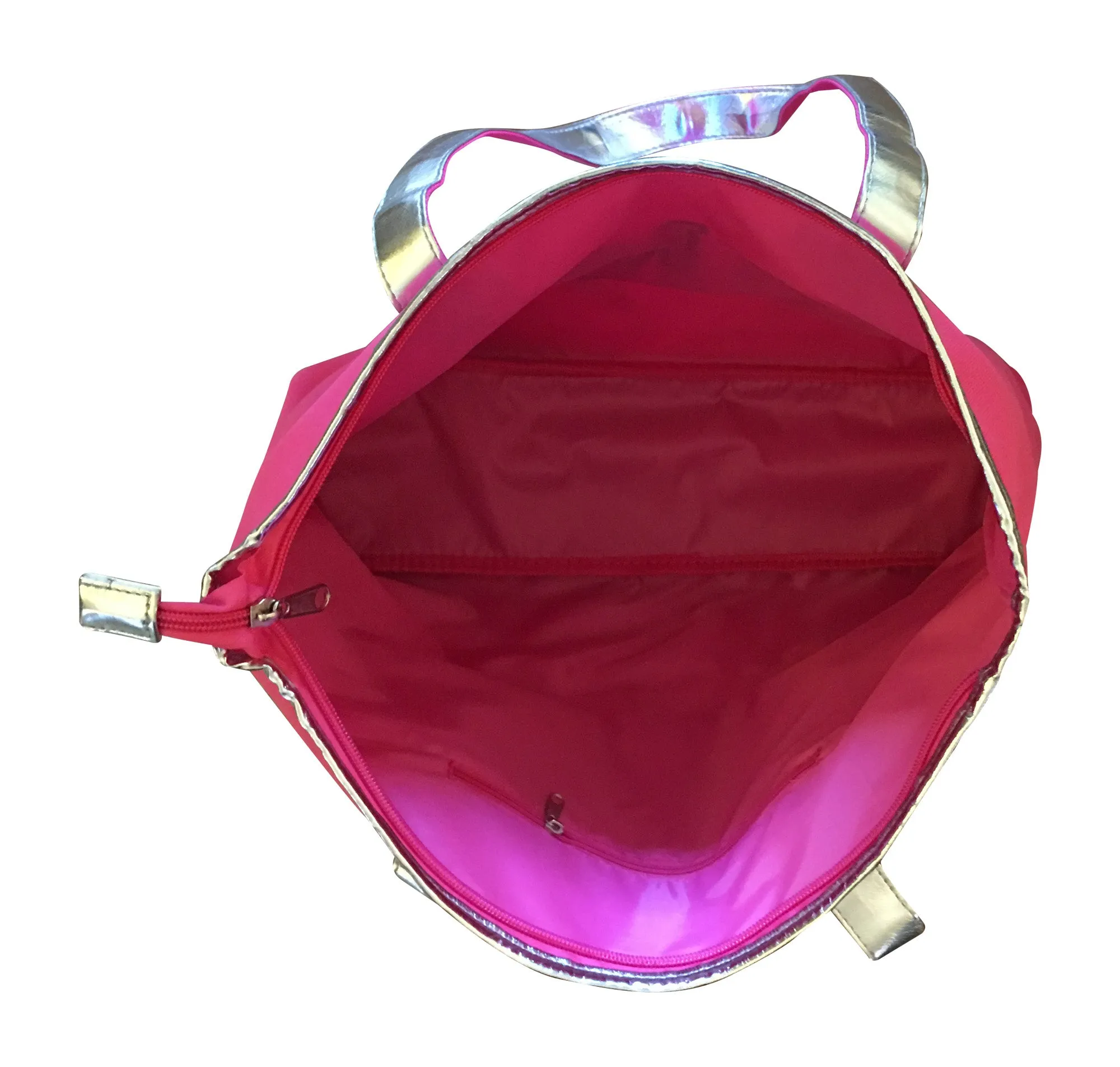 Dance tote bag with multicolored dance print
