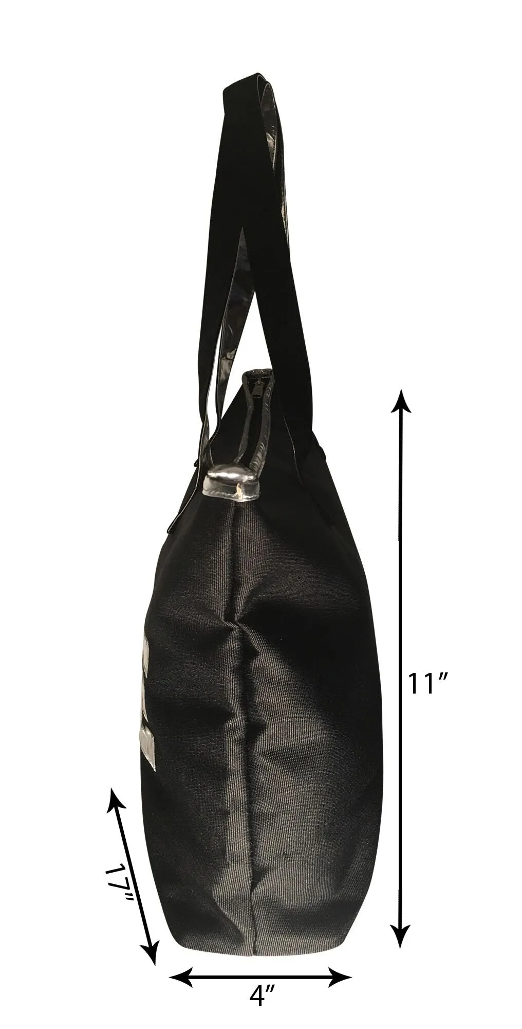 Dance tote bag with multicolored dance print
