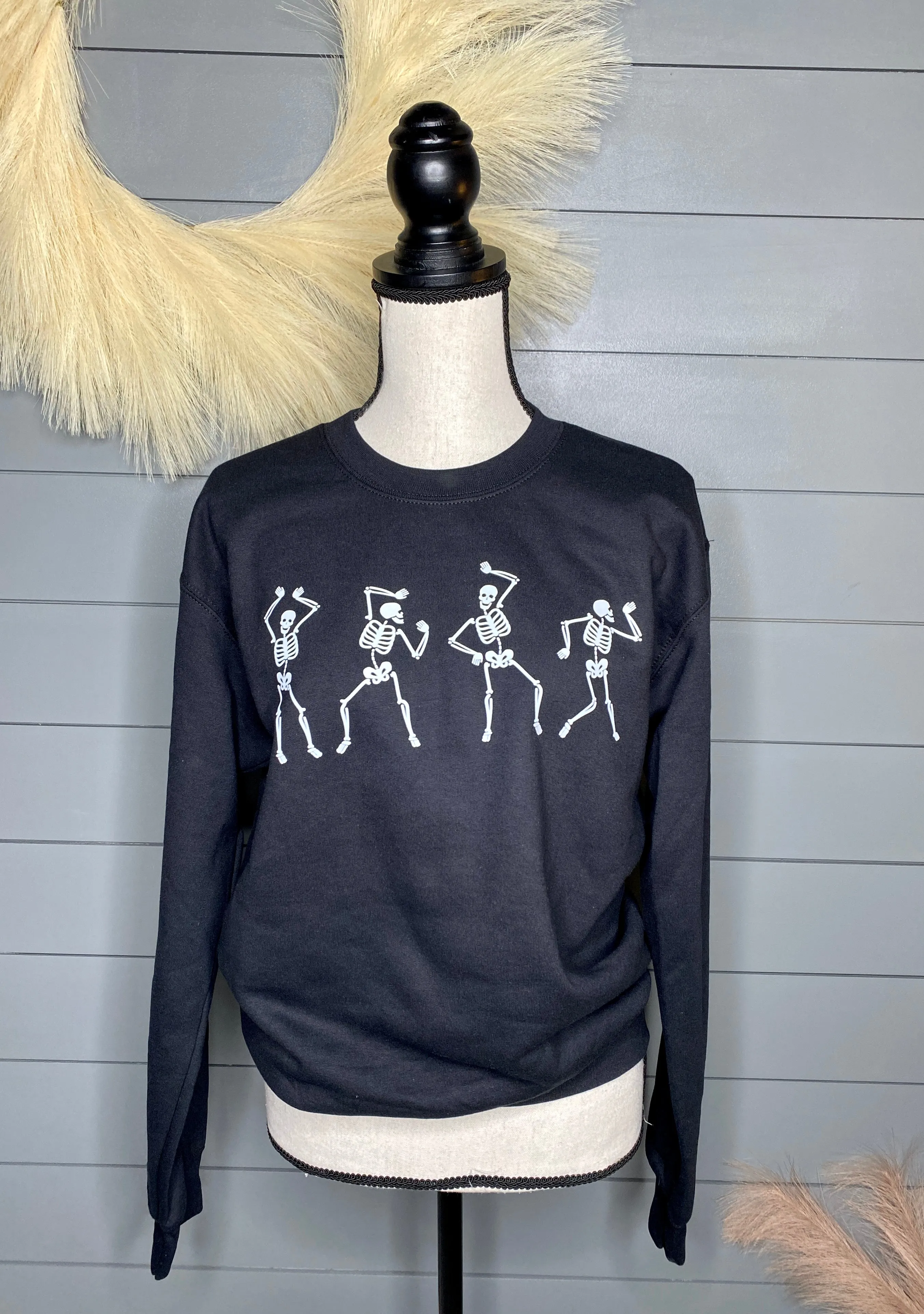 Dancing Skeletons Halloween Sweatshirt