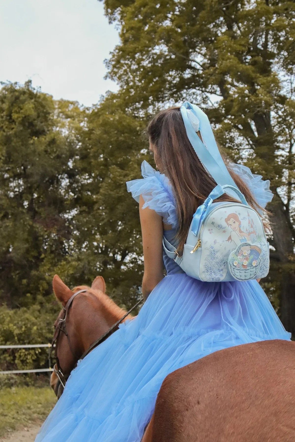 Danielle Nicole Beauty and the Beast Belle Anniversary Backpack