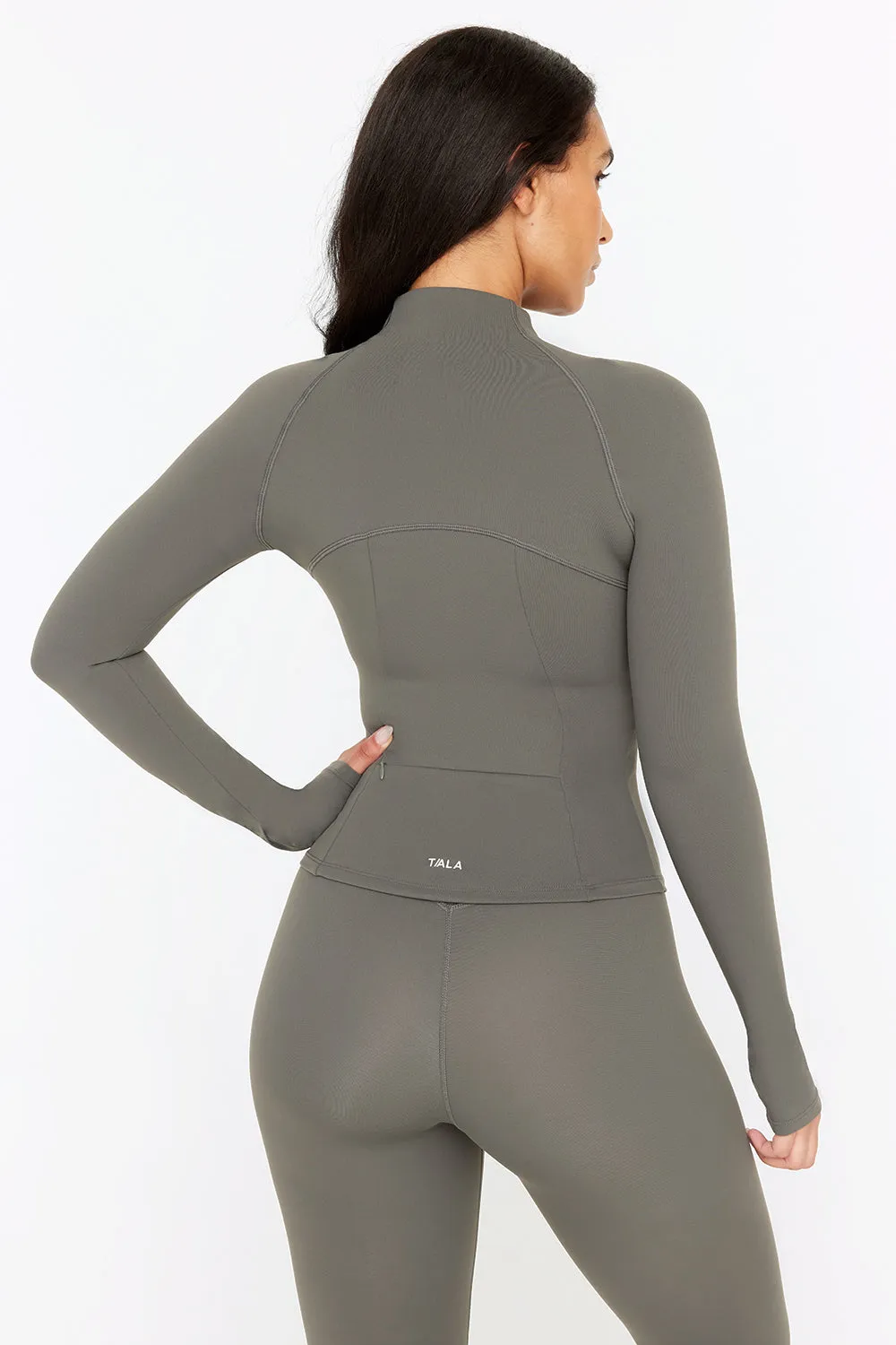 DAYFLEX ZIP THROUGH JACKET - DARK OLIVE