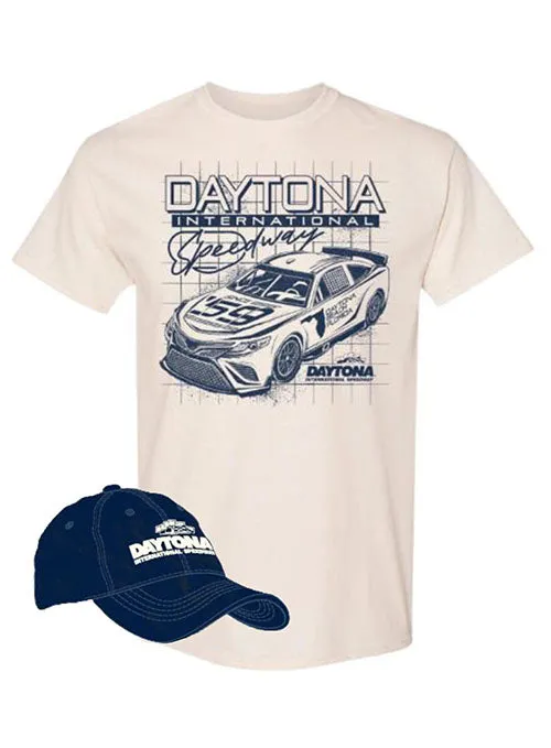 Daytona Blueprint Hat/Tee Combo