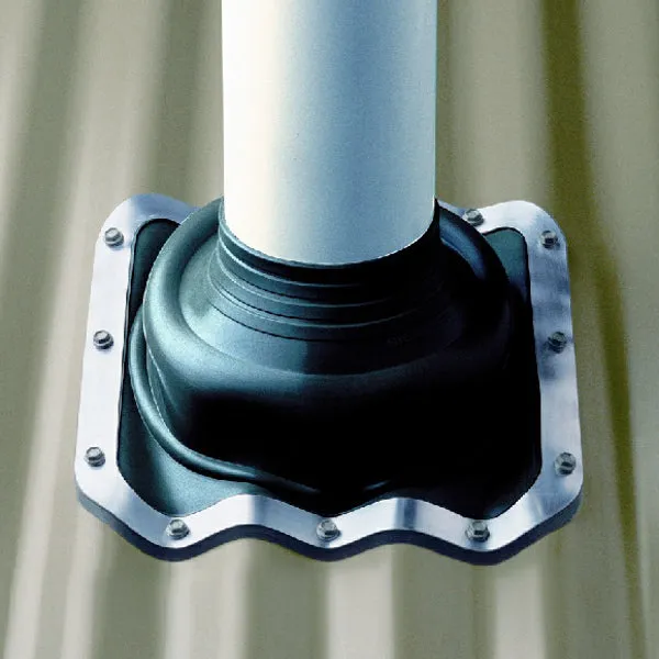 Dektite® Premium EPDM Pipe Flashing For Metal Roofs - Red (100 - 200mm)