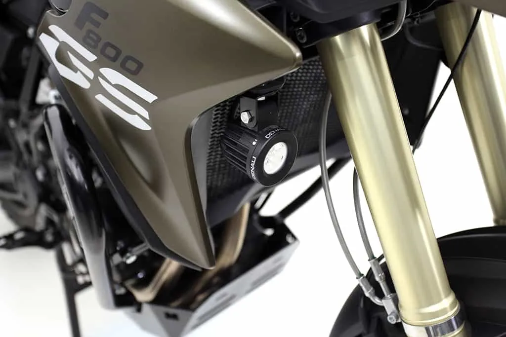 Denali lampen montagen beugel voorkant voor de BMW F800GS en Adventure