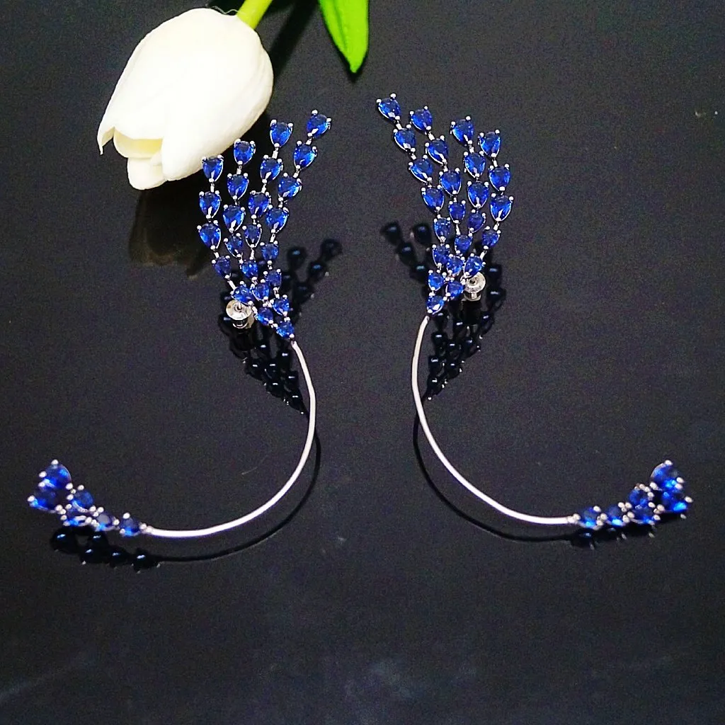 Designer Blue Sapphire Cuffs