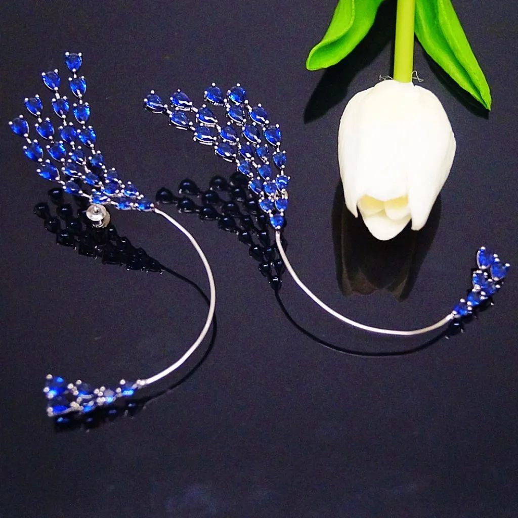 Designer Blue Sapphire Cuffs
